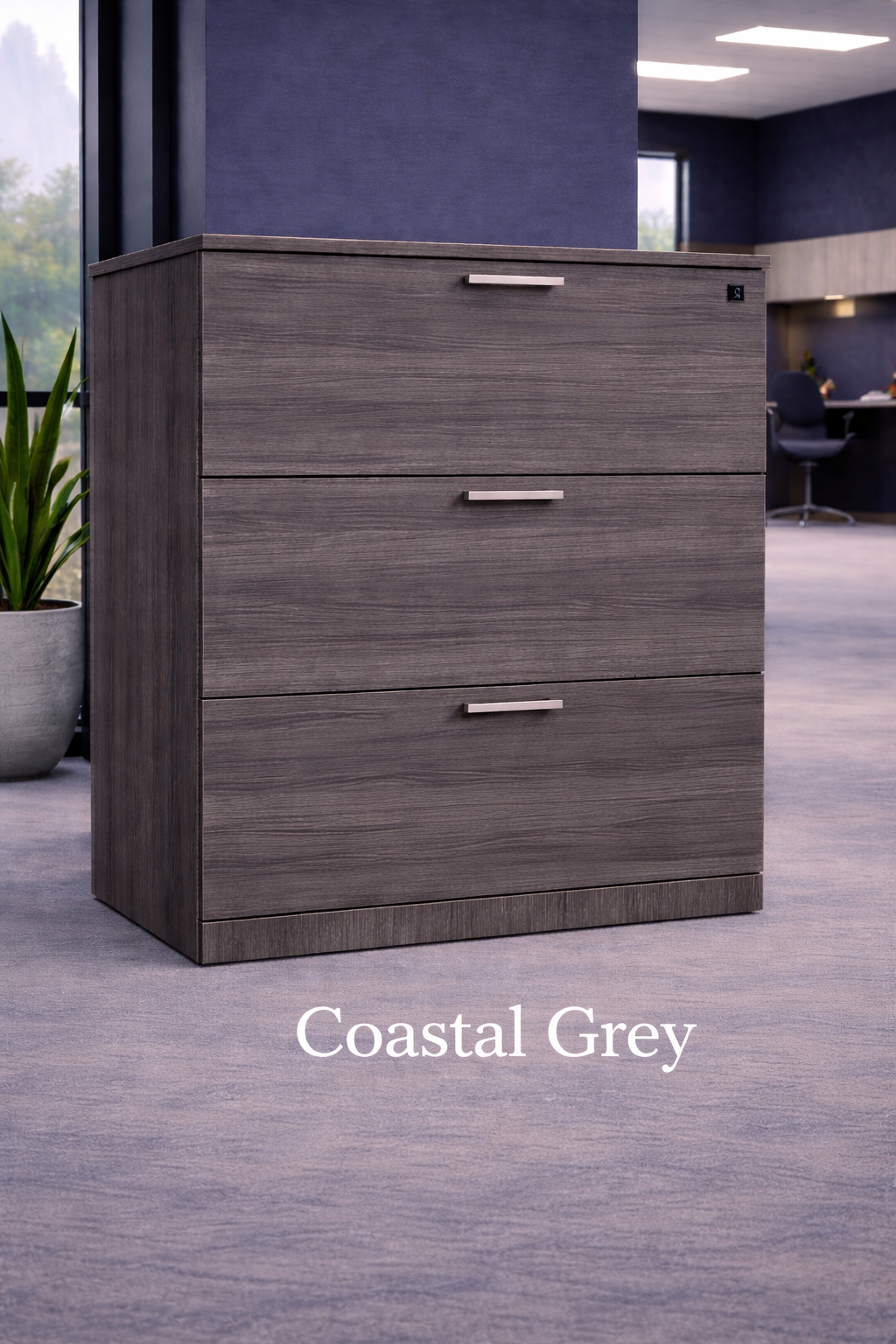 3 Drawer Lateral File Cabinet | Locking Office Storage Cabinet