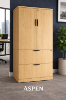 Picture of Lateral File Cabinet with Upper Storage | Office Filing Cabinet with Doors