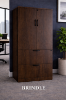 Picture of Lateral File Cabinet with Upper Storage | Office Filing Cabinet with Doors