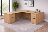Picture of Reversible L-Shaped Office Desk with Drawers & Storage