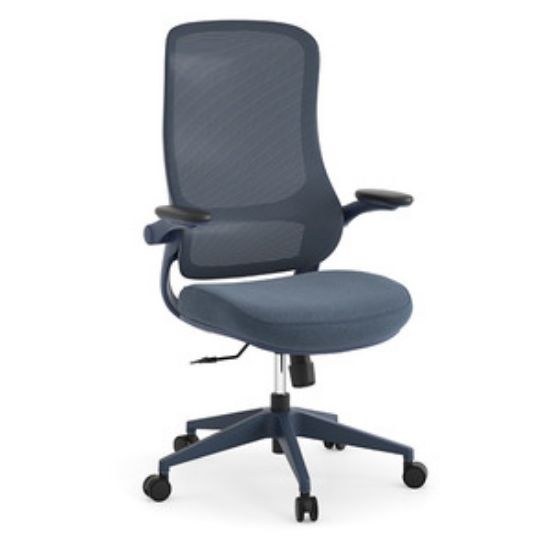 Picture of Ergonomic High Back Office Chair – Mesh Back Swivel Desk Chair with Flip-Up Arms & Tilt Control