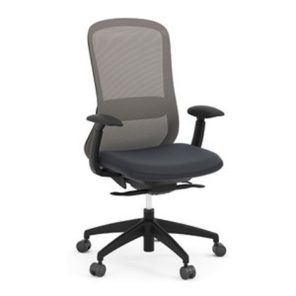 ergonomic mesh task chair with 4D adjustable arms