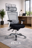 Picture of Ergonomic Mesh Desk Chair with Lumbar Support & Adjustable Headrest ⭐ Best for Upper Back Support | Ergonomic Comfort