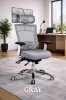 Picture of Ergonomic Mesh Desk Chair with Lumbar Support & Adjustable Headrest ⭐ Best for Upper Back Support | Ergonomic Comfort