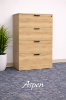 Picture of 4 Drawer Lateral File Cabinet with Lock – Office Storage Filing Cabinet 