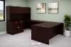 Picture of U-Shaped Executive Desk with Hutch, Storage and Cable Management
