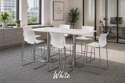 Picture of Standing Height Conference Table for Breakrooms, Meeting Spaces & Offices