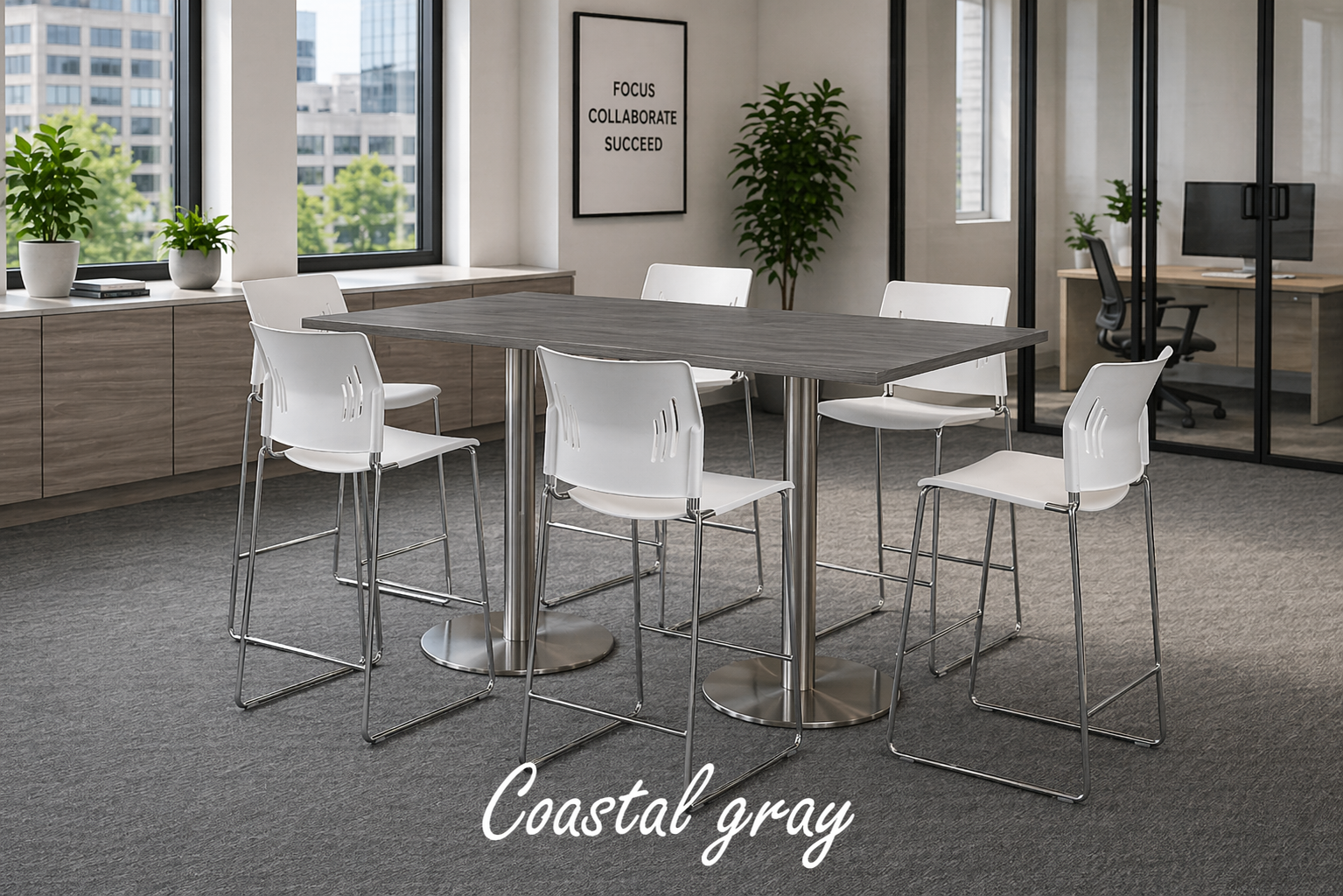 Standing Height Conference Table | Choice Office Furniture