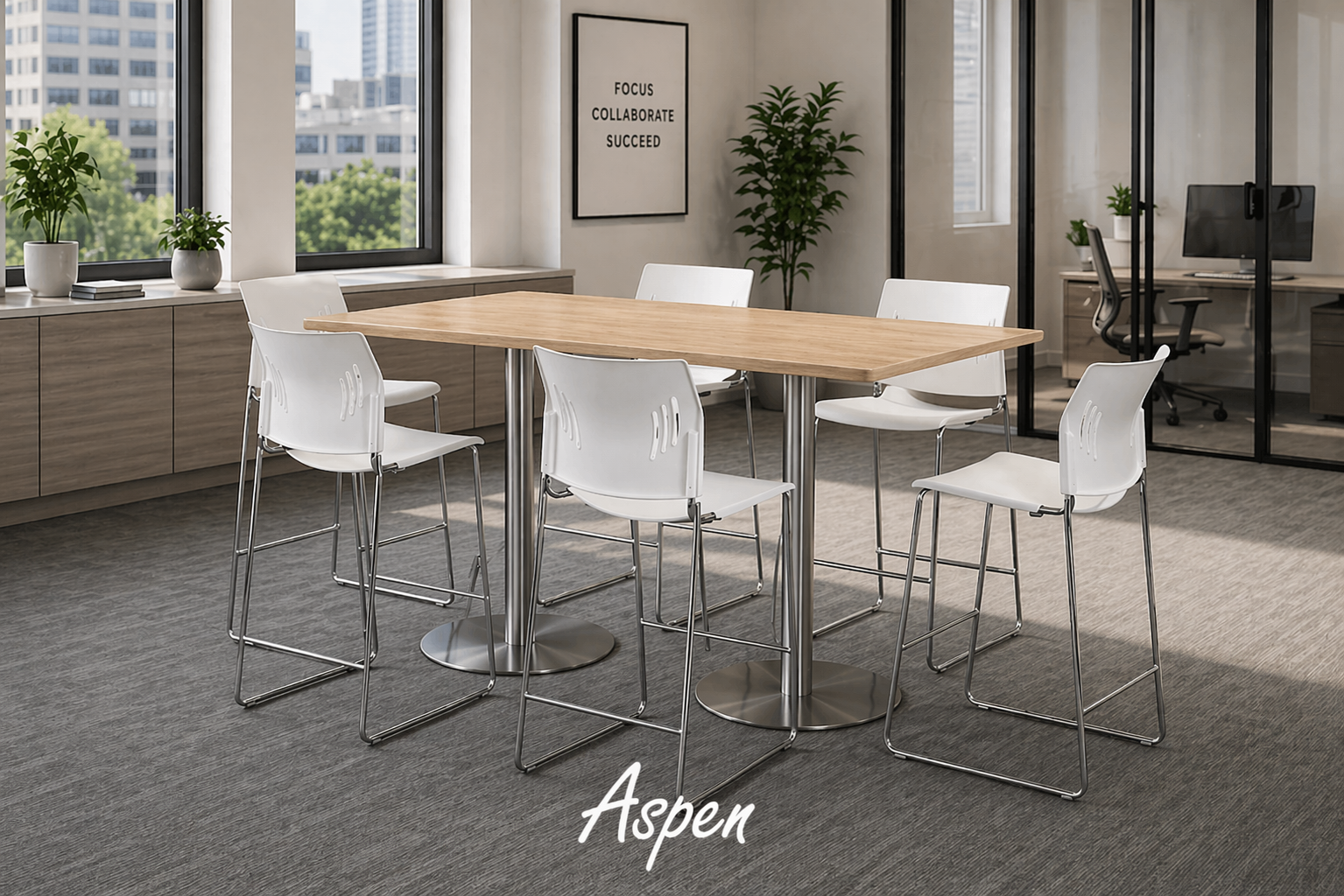 Standing Height Conference Table | Choice Office Furniture