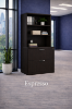 Picture of Lateral File Cabinet with Bookcase Hutch and Office Storage Shelves