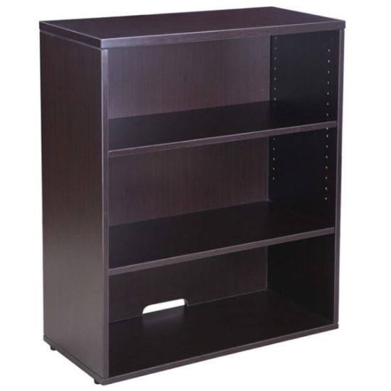Picture of Office Bookcase with Adjustable Shelves, 36" High-Mocha 