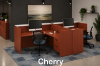 Picture of Modern 2 Person Reception Desk with Transaction Counter & Storage