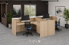 Picture of Modern 2 Person Reception Desk with Transaction Counter & Storage