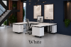 Picture of Modern U-Shaped Desk with Drawers and Storage