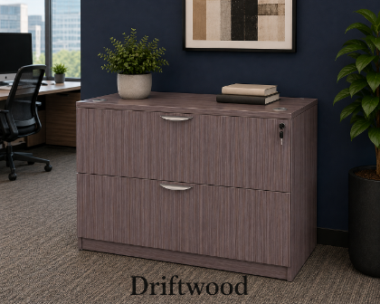 Picture of 2 Drawer Lateral File Cabinet with Locking Drawers for Office Storage