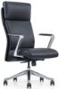 Black mesh office chair with adjustable lumbar support