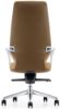 Picture of High Back Leather Office Chair with Italian Leather for Executive Offices-LOD48 BK
