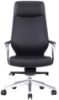 Picture of High Back Leather Office Chair with Italian Leather for Executive Offices-LOD48 GR2T