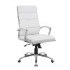 Picture of High Back Executive Conference Chair with Vinyl Upholstery & Chrome Base-Black