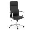 Picture of High Back Office Conference Chair with Antimicrobial Upholstery & Chrome Base-Brown