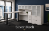Picture of Adjustable Height L-Shaped Desk with Storage and Sit Stand Return