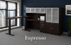 Picture of Adjustable Height L-Shaped Desk with Storage and Sit Stand Return