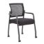 Picture of Rolling Stacking Chair with Casters, Mesh Back and Pivoting Lumbar Support