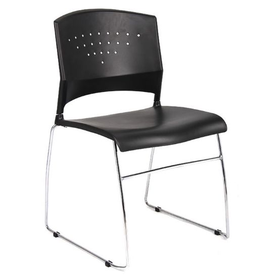 Picture of Stackable Cafe Chair with Chrome Frame & Polypropylene Seat