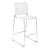 Picture of Bar Height Guest Chair with Chrome Frame & Fixed 30" Seat Height-Light Blue