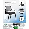 Picture of Rolling Stacking Chair with Casters, Mesh Back and Pivoting Lumbar Support