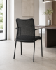 Picture of Premium Lobby Stacking Chair with Arms, Mesh Back and Waterfall Seat Edge