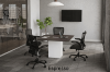 Picture of Modular Square Conference Table with Cube Base, Cable Management and Power Options