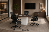 Picture of Modular Square Conference Table with Cube Base, Cable Management and Power Options