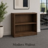 Picture of 30 Inch Office Bookcase with Adjustable Shelves and Open Storage
