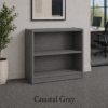 Picture of 30 Inch Office Bookcase with Adjustable Shelves and Open Storage