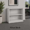 Picture of 30 Inch Office Bookcase with Adjustable Shelves and Open Storage