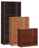 Picture of 30 Inch Office Bookcase with Adjustable Shelves and Open Storage