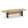 Picture of Premiera Boat-Shape Conference Tables with Metal Accent Base