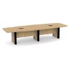 Picture of Premiera Boat-Shape Conference Tables with Metal Accent Base