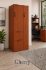 Picture of Executive Wardrobe Storage Cabinet with File Drawers, Shelves and Locking Doors