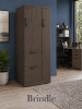 Picture of Executive Wardrobe Storage Cabinet with File Drawers, Shelves and Locking Doors