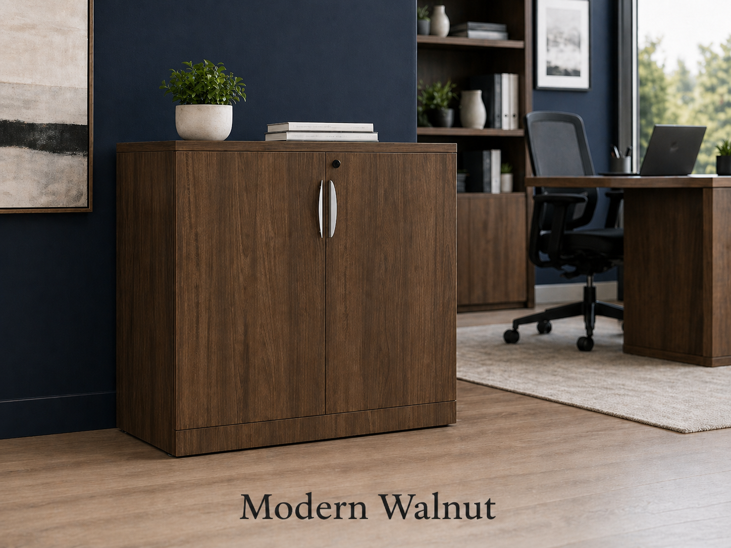 Small Office Storage Cabinet with Locking Doors | Choice Office Furniture