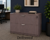 Picture of Executive 2 Drawer Lateral File Cabinet with Locking Drawers for Office Storage-Mahogany