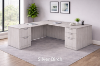 Picture of Executive L Shaped Desk with Drawers, Locking Storage and Cable Management