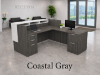 Picture of Executive Modern Reception Desk with Transaction Counter, Locking Drawers and Cable Management