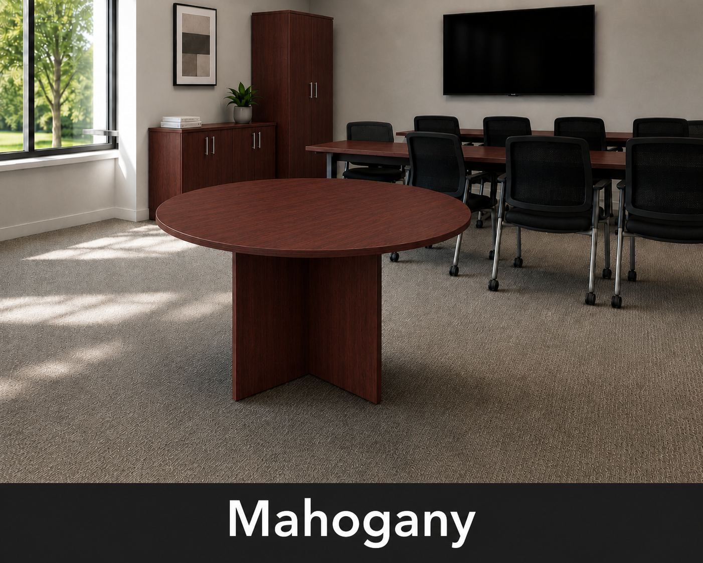 Executive Round Conference Table for Small Meetings | Choice Office ...