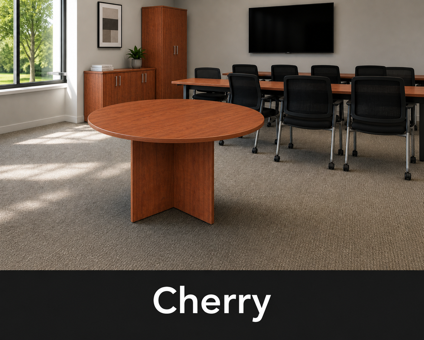 Executive Round Conference Table for Small Meetings | Choice Office ...