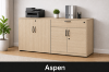 Picture of  Buffet Credenza with Locking Doors, Drawer Storage and Adjustable Shelves