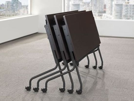 Flip Top Nesting Training Table with Modesty Panel | Choice Office ...