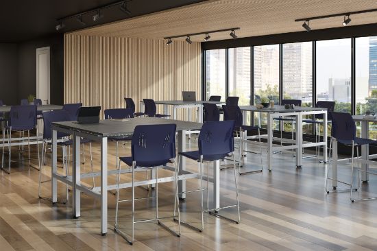 Picture of 41" High Lunch Room Tables 